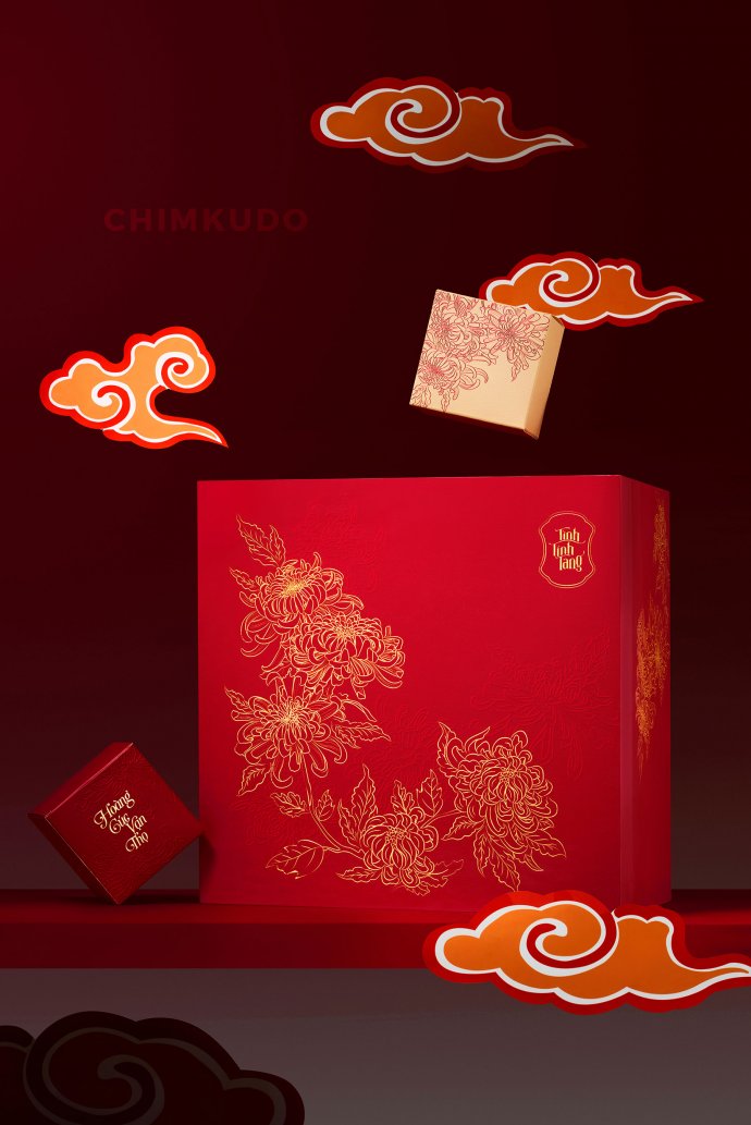 New Year Gift box Chimkudo High end product photography