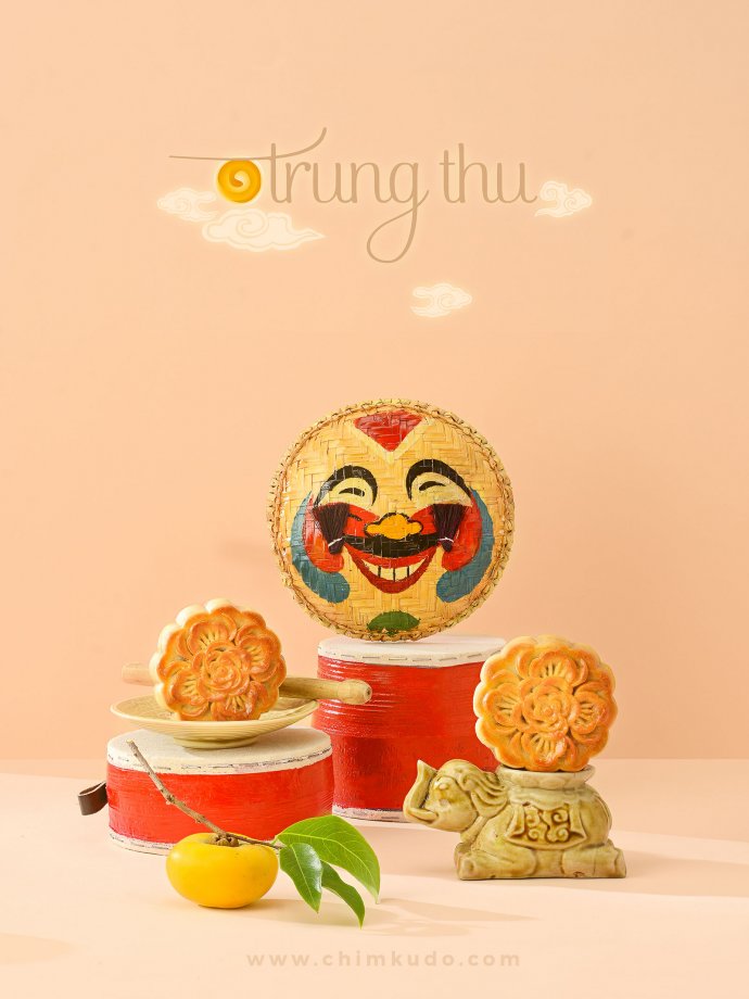 Mooncake Stilllife Toys Vietnamese Traditional_