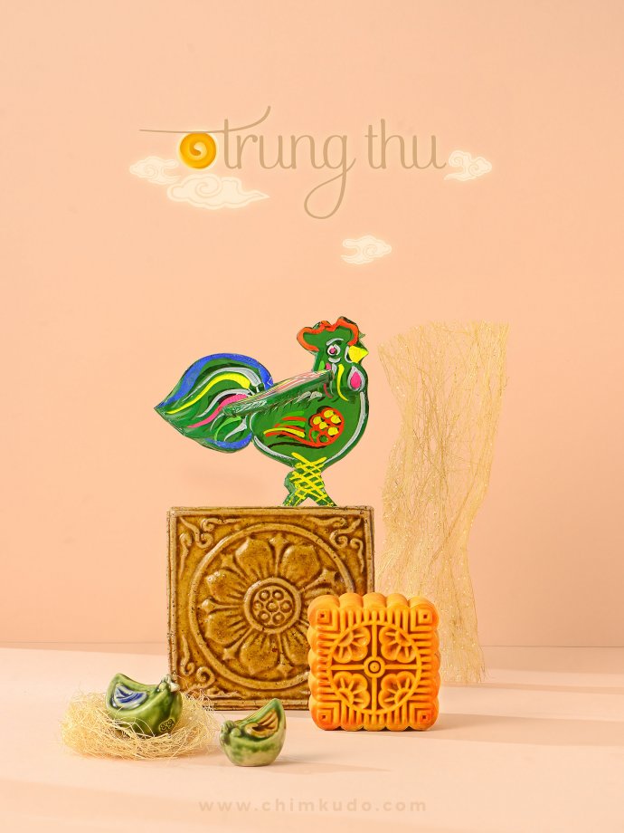 Mooncake Stilllife Toys Vietnamese Traditional_