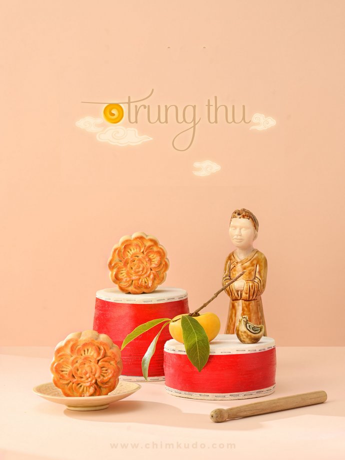 Mooncake Stilllife Toys Vietnamese Traditional_