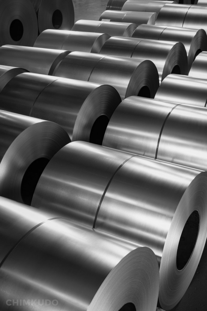 Steel product Factory Corporate photography