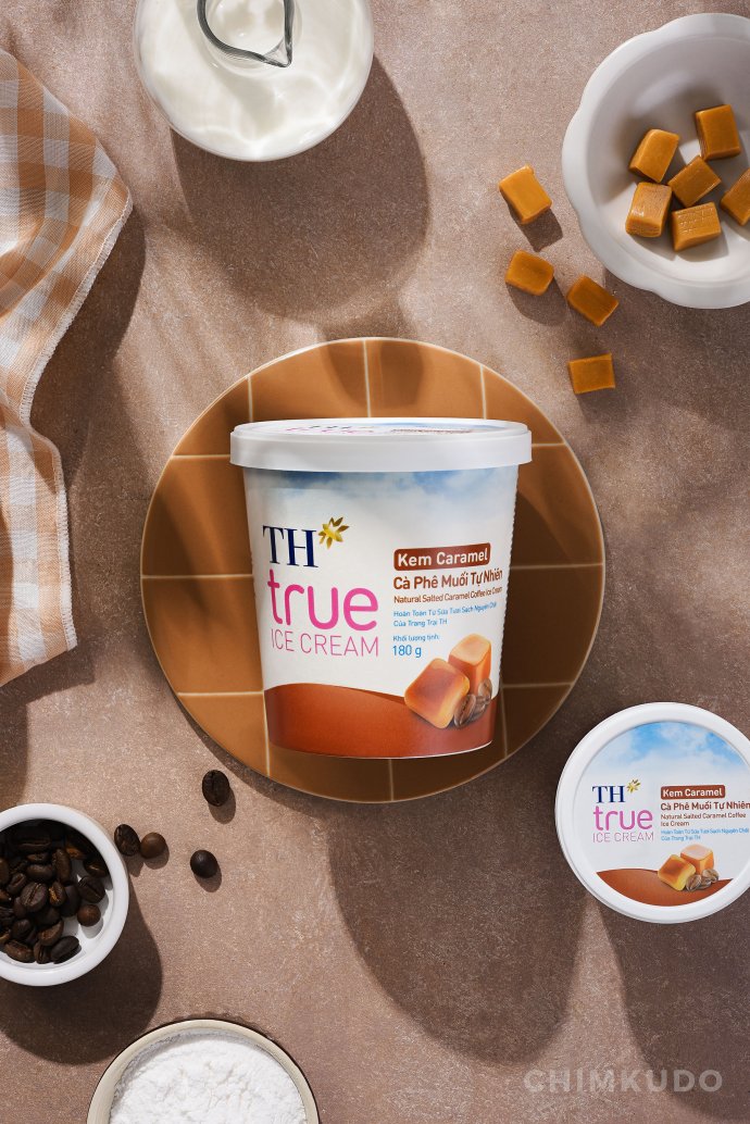 TH true milk ice cream