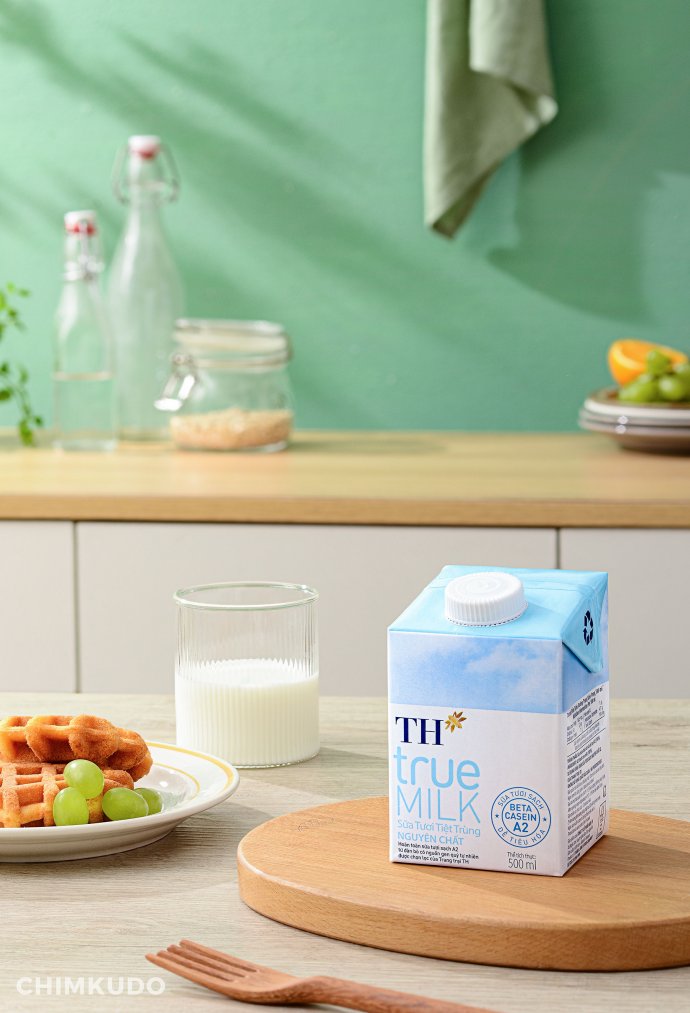 TH True Milk small size breakfast kitchen