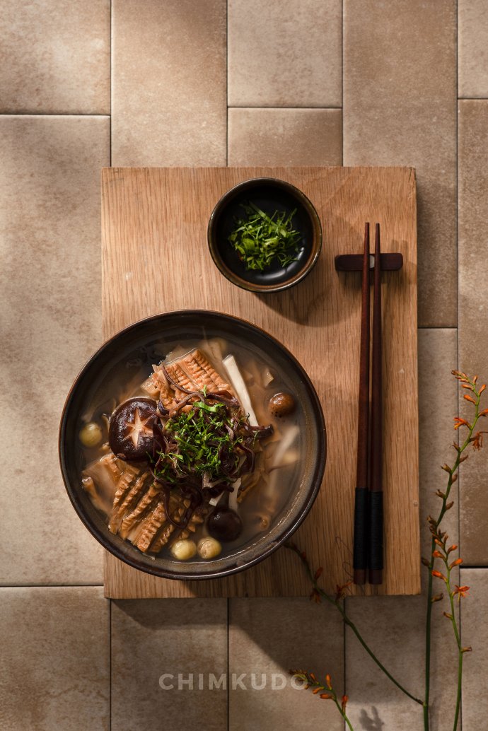 Zen food photography Vietnamese restaurant