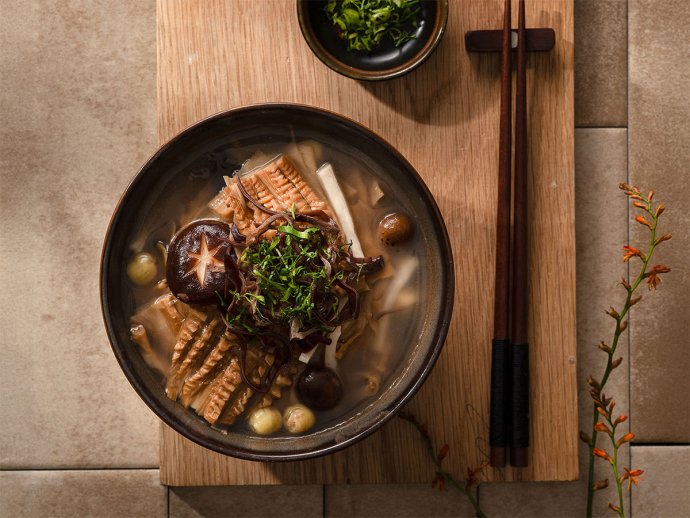 Zen food photography Vietnamese restaurant