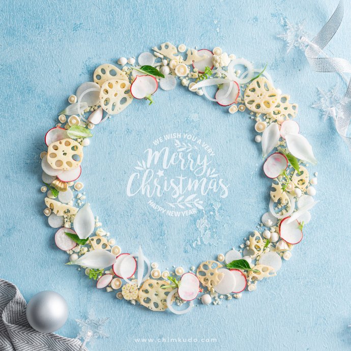 Xmas Food Art Ingredients